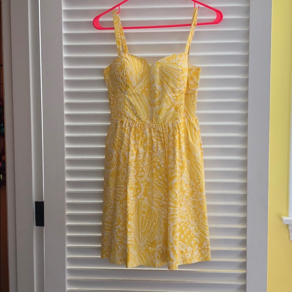 Lilly Pulitzer yellow dress